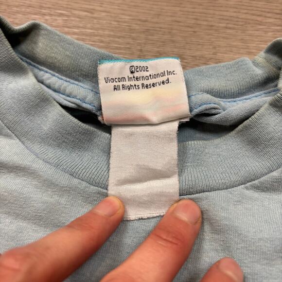 Vintage 2002 Spongebob Squarepants Patrick Promo T Shirt Men's Large - Picture 7 of 12